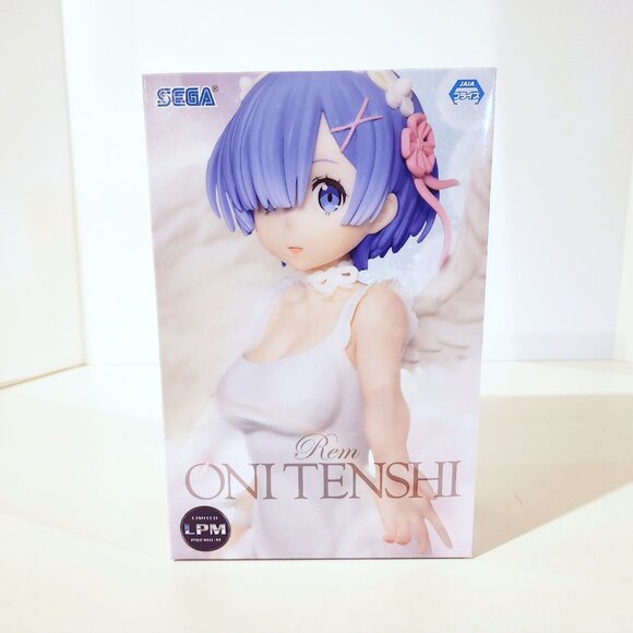 New Sega Re:Zero Rem Oni Tenshi Ver LPM Prize Figure 22cm Japan Toreba - Picture 2 of 5